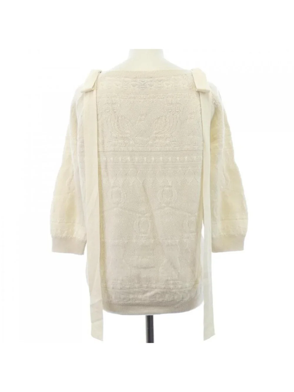 Chanel Knit Sweater Beige